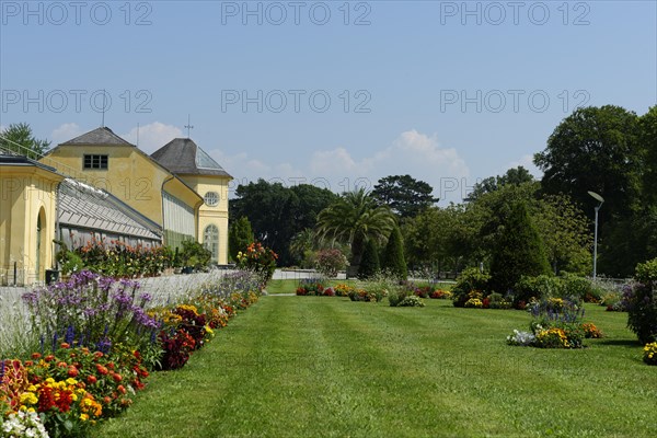 Orangery in palace gardens