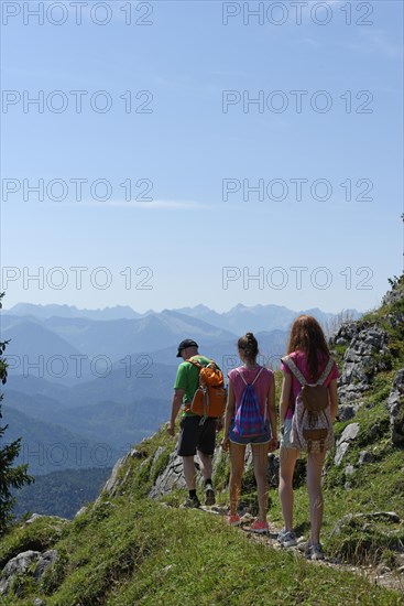 Father with two girls