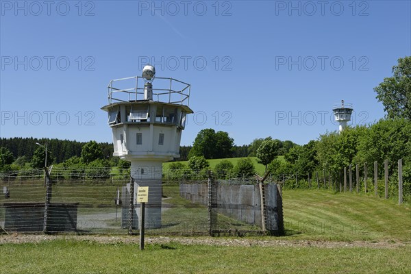 Watchtower on the border with East Germany