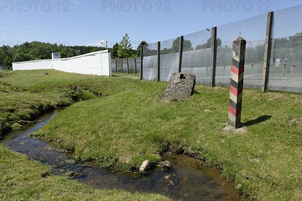 Border post of GDR border to the former GDR