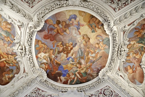 Ceiling fresco detail