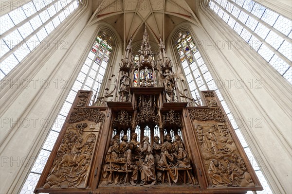Chancel with Holy Blood Altar by Tilman Riemenschneider