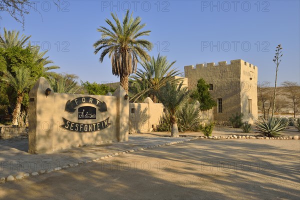 Historic german colonial fort of Sesfontein