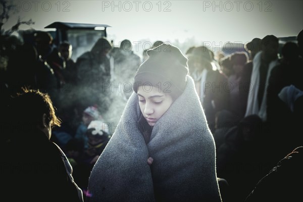 Idomeni refugee camp on the Greece-Macedonia border