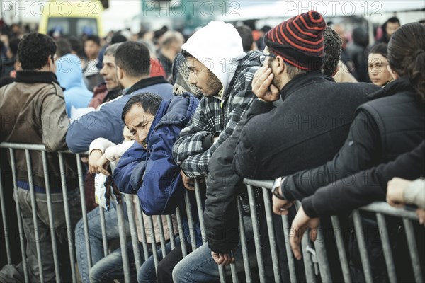 Idomeni refugee camp on the Greece-Macedonia border