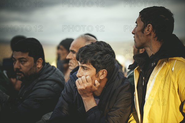 Idomeni refugee camp on the Greece-Macedonia border