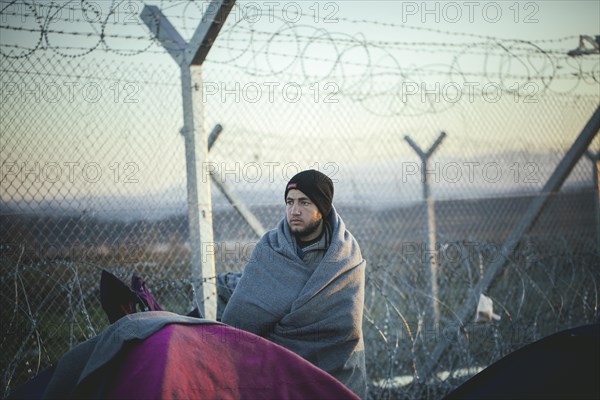 Idomeni refugee camp on the Greece-Macedonia border