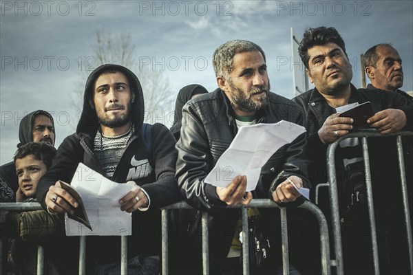 Idomeni refugee camp on the Greece-Macedonia border