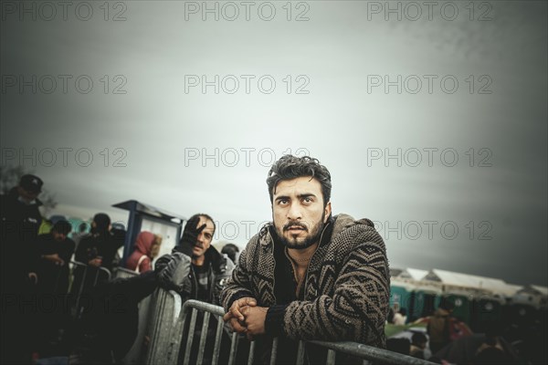 Idomeni refugee camp on the Greece Macedonia border