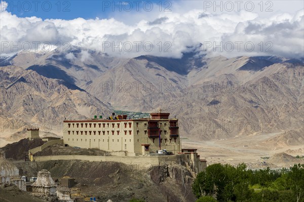 The Stock Palace on a hill above the Indus Valley