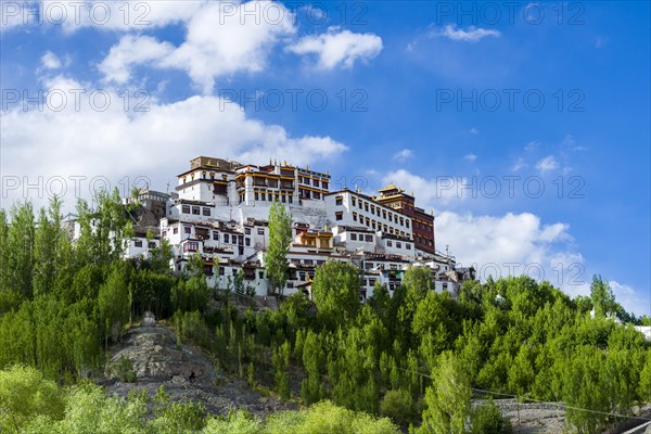 Matho Gompa on a hill high above the Indus Valley