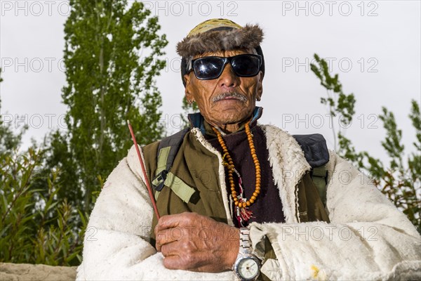 Portrait of a Ladakhi farmer