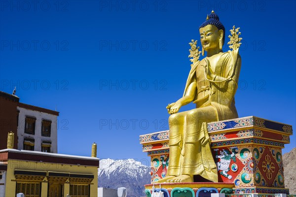 A huge statue of Maitreya