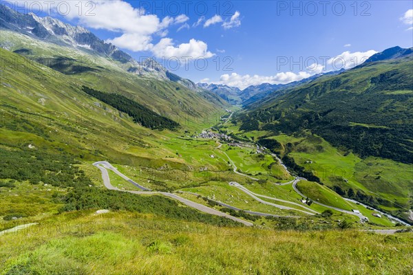 Road leading to Furka Pass