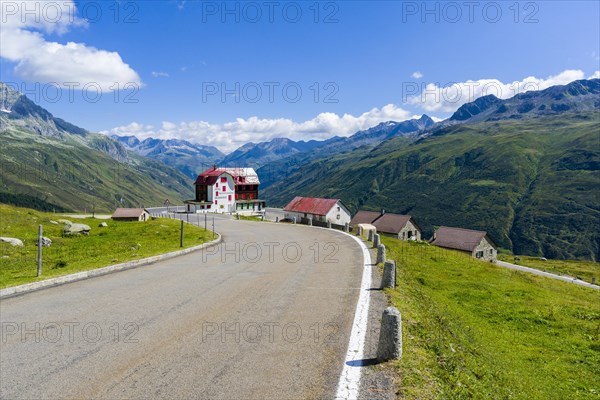 Road leading to Furka Pass