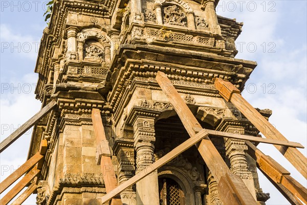 The Siddhi Laxmi Temple got damaged during the 2015 earthquake