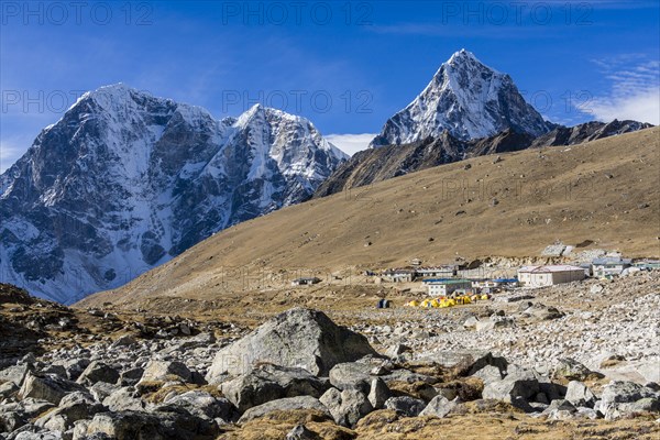 View of Lobuche village