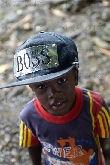 Boy with hat by Boss