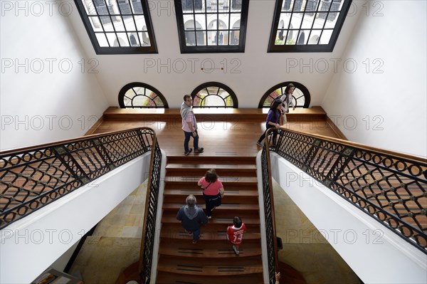 Stairway in Botero Museum