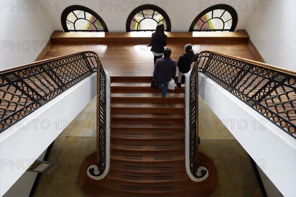 Stairway in Botero Museum