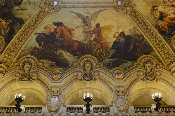 Le Grand Foyer with frescoes