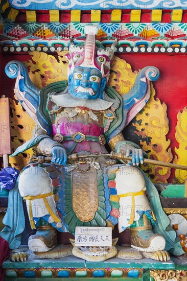 Statue inside a Buddhist temple