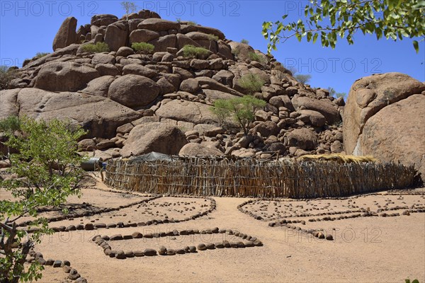 Enclosed village of Damara