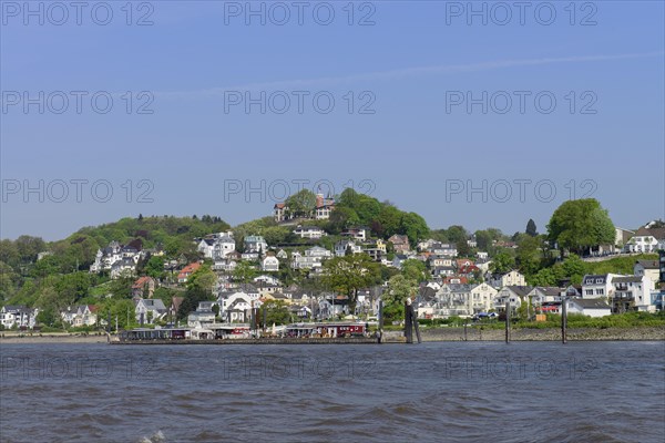 Blankenese district with Hotel Sullberg