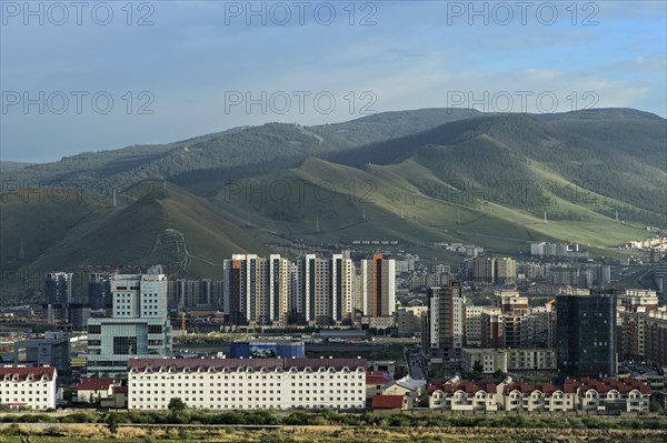 View of modern residential district