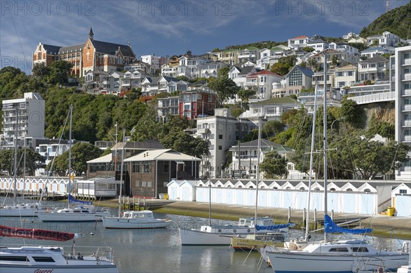 Sailing yachts in port