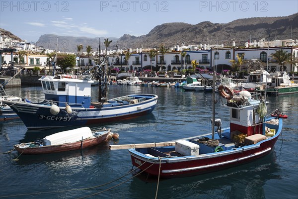 Fishing boats in the harbour