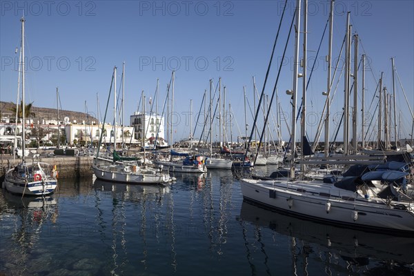 Yachts in the marina