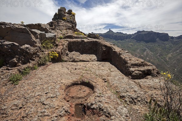 Cult site at the Roque Bentayga