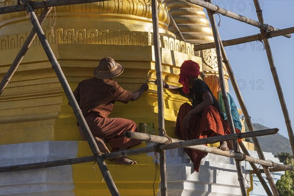 Local men doing repair work