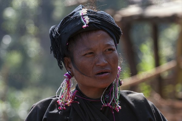 Native woman in typical clothing