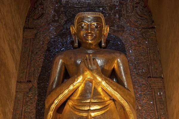 Gilded Buddha statue