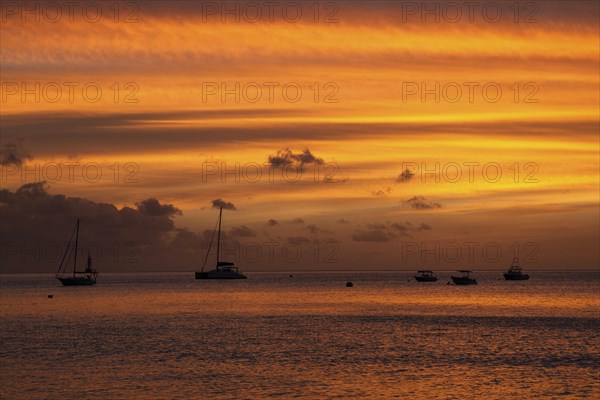 Sunset with clouds