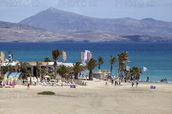 Rene Egli Windsurfing on the Playa Risco del Paso beach