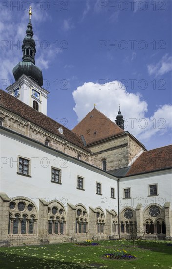 Cloister courtyard