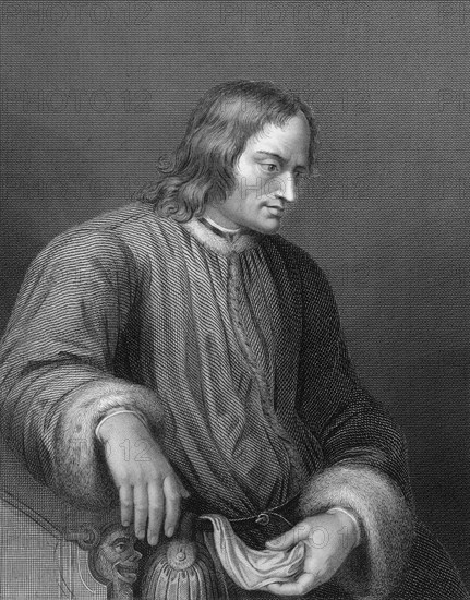 Portrait of Lorenzo I de Medici or Lorenzo the Magnificent