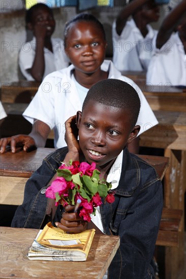 Students in class