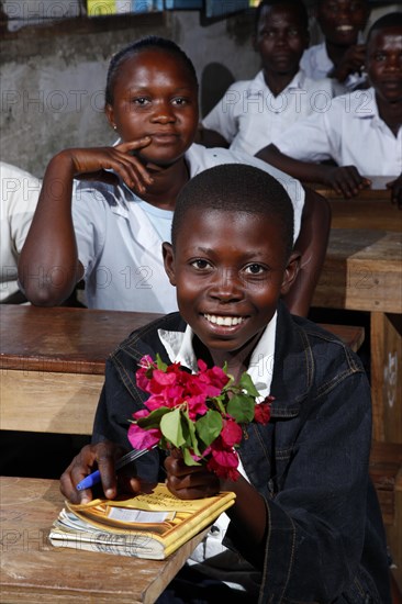 Students in class