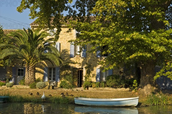 Boat on the Canal de Midi