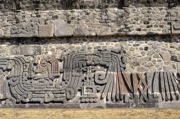 Relief at Pyramid of the Feathered Serpents