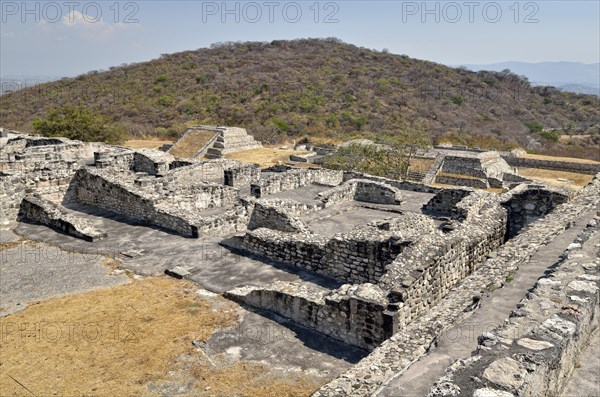 View of storage chamber foundations from star pyramid