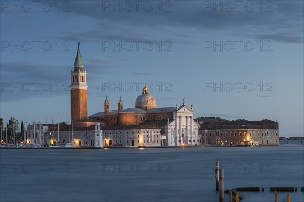 Island of San Giorgio Maggiore with abbey and church