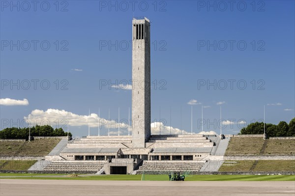 Tribunes of the Maifeld with clock tower and Langemarckhalle