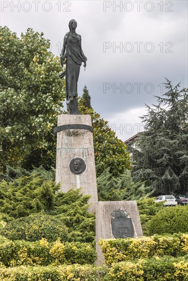 Monument to dictator Francisco Franco from 1975