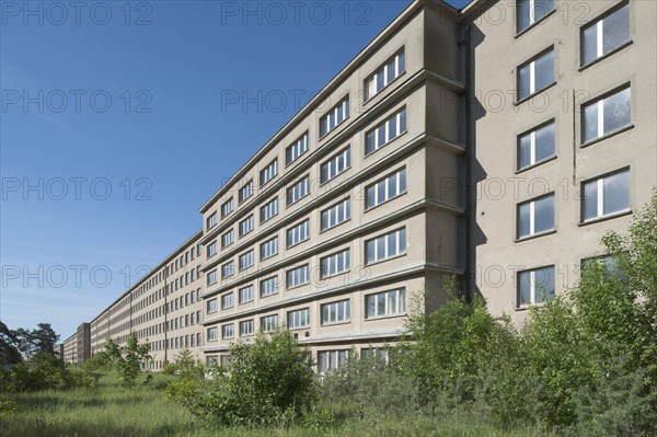 Gigantic housing block in Prora