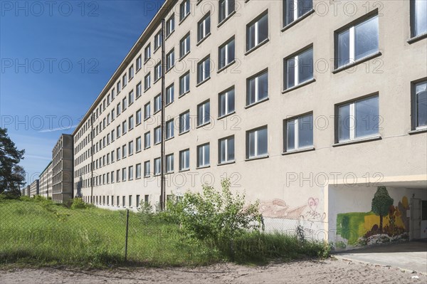 Gigantic housing block in Prora